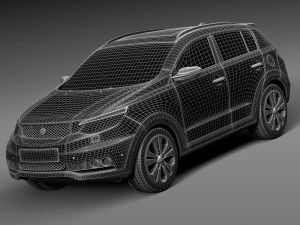 Generic SUV v1 2016 3D Model