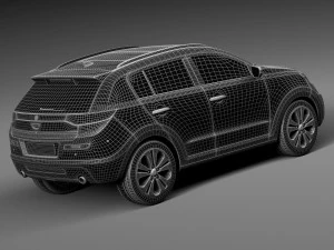Generic SUV v1 2016 3D Model