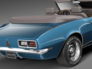 Chevrolet Camaro SS Convertible 1967 3D Model