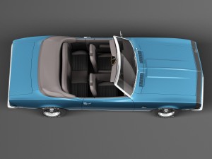 Chevrolet Camaro SS Convertible 1967 3D Model