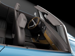 Chevrolet Camaro Z28 Convertible 1967 Model 3D