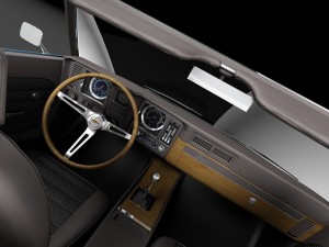 Chevrolet Camaro Z28 Convertible 1967 Model 3D
