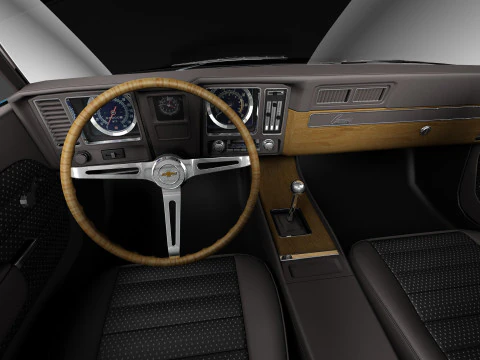 Chevrolet Camaro Z28 Convertible 1967 3D Model