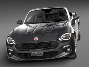 Fiat 124 Spider 2017 3D Model