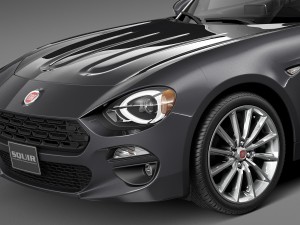Fiat 124 Spider 2017 3D 모델