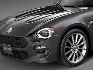 Fiat 124 Spider 2017 3D Model