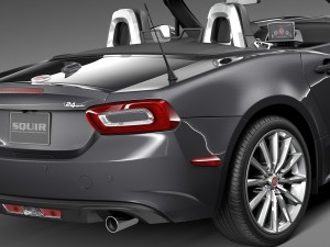 Fiat 124 Spider 2017 3D 모델