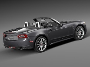 Fiat 124 Spider 2017 3D 모델