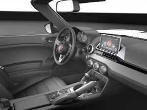 Fiat 124 Spider 2017 3D 모델