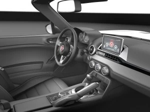 Fiat 124 Spider 2017 3D Model