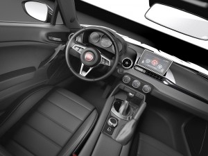 Fiat 124 Spider 2017 3D 모델