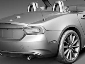 Fiat 124 Spider 2017 3D 모델