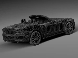 Fiat 124 Spider 2017 3D Model