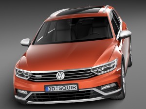 Volkswagen Passat Alltrack 2016 3D Model