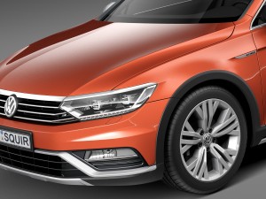 Volkswagen Passat Alltrack 2016 3D Model