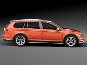 Volkswagen Passat Alltrack 2016 3D Model