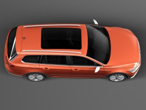 Volkswagen Passat Alltrack 2016 3D Model