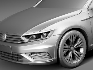 Volkswagen Passat Alltrack 2016 3D Model