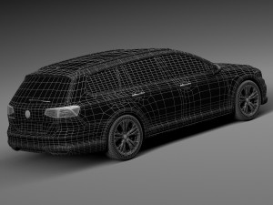 Volkswagen Passat Alltrack 2016 3D Model