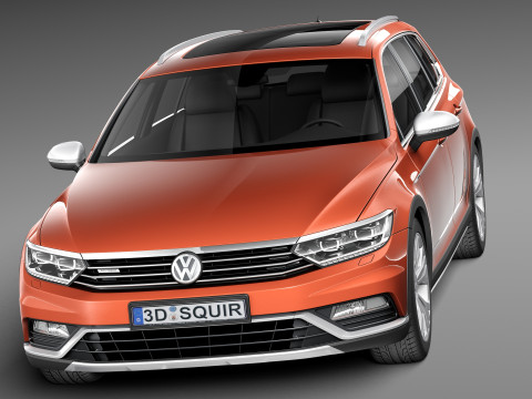 Volkswagen Passat Alltrack 2016 Modello 3D