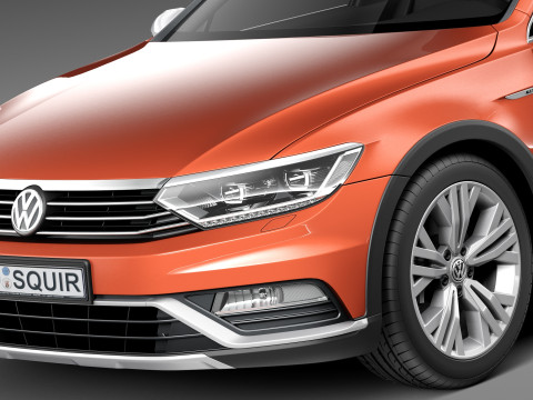Volkswagen Passat Alltrack 2016 Modello 3D