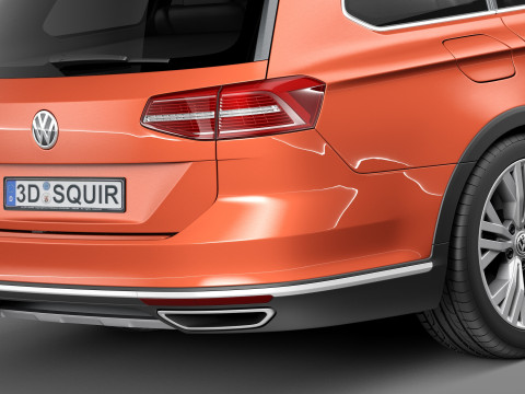 Volkswagen Passat Alltrack 2016 Modello 3D