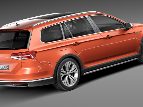 Volkswagen Passat Alltrack 2016 Modello 3D