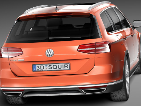 Volkswagen Passat Alltrack 2016 Modello 3D