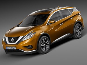 Nissan Murano 2016 3D Model