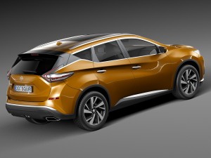 Nissan Murano 2016 3D Model