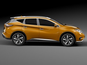 Nissan Murano 2016 3D Model