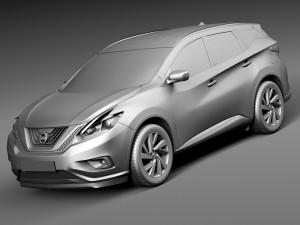 Nissan Murano 2016 3D Model