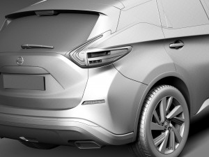 Nissan Murano 2016 3D Model