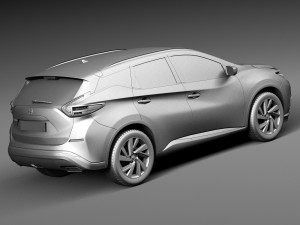 Nissan Murano 2016 3D Model