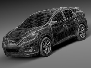 Nissan Murano 2016 3D Model