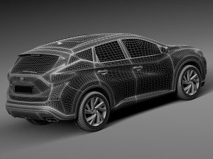 Nissan Murano 2016 3D Model