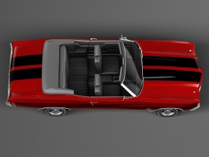 Chevrolet Chevelle SS Convertible 1971 3D Model