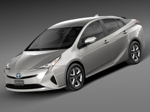 Toyota Prius 2016 Modèle 3D