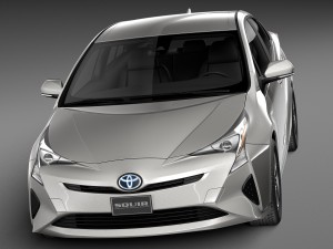 Toyota Prius 2016 Modèle 3D