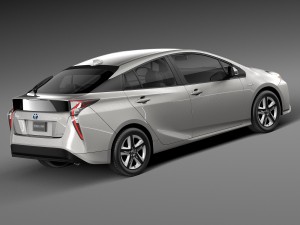 Toyota Prius 2016 Modèle 3D