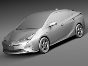 Toyota Prius 2016 Modèle 3D