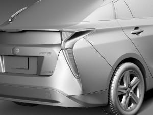 Toyota Prius 2016 Modèle 3D