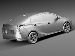 Toyota Prius 2016 3D Model