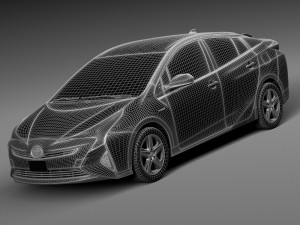 Toyota Prius 2016 Modèle 3D
