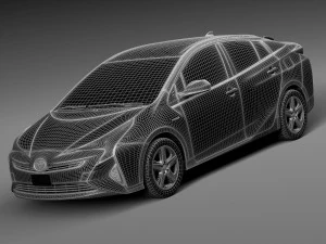 Toyota Prius 2016 3D Model