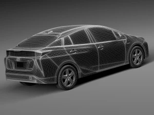 Toyota Prius 2016 3D Model