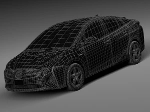 Toyota Prius 2016 3D Model
