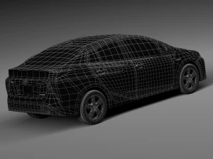 Toyota Prius 2016 3D Model