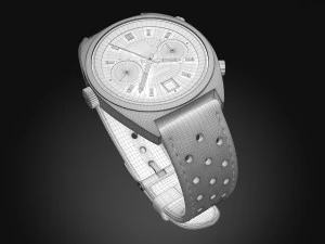 Tag Heuer Carrera 1972 3D Model