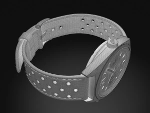 Tag Heuer Carrera 1972 3D Model